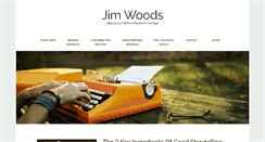 Desktop Screenshot of jimwoodswrites.com